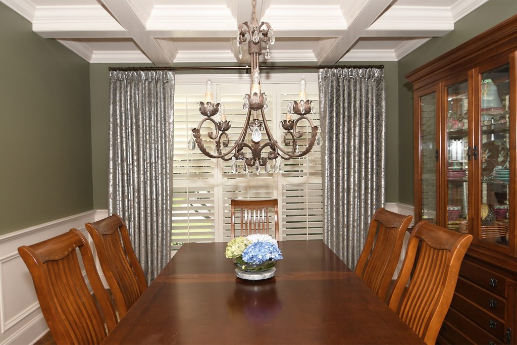 dining room drapery patterns